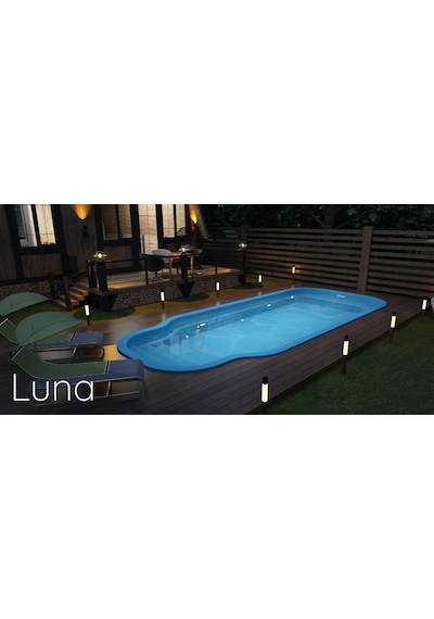 Fiber Hazır Havuz Luna Model 3,00 X 6,00 X 1,40 Mt - 14 M3 - Toptancıyızbiz