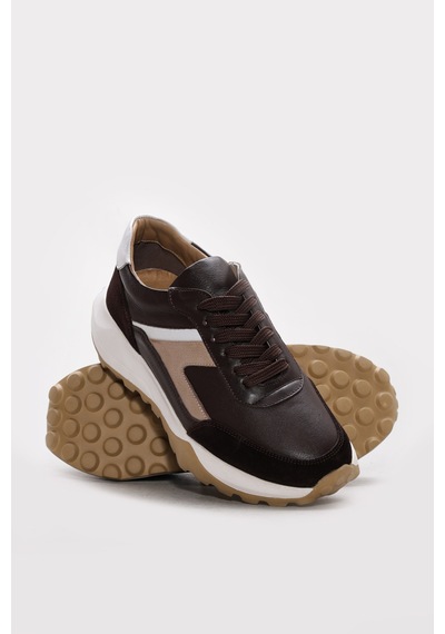 Fast Step Hakiki Deri Erkek Casual Ayakkabı 311ma2012 Kahve