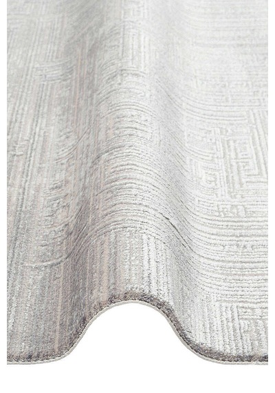 Alya Modern İtalyan Tasarım Makine Oval Halı Al01 Gri Açık Gri