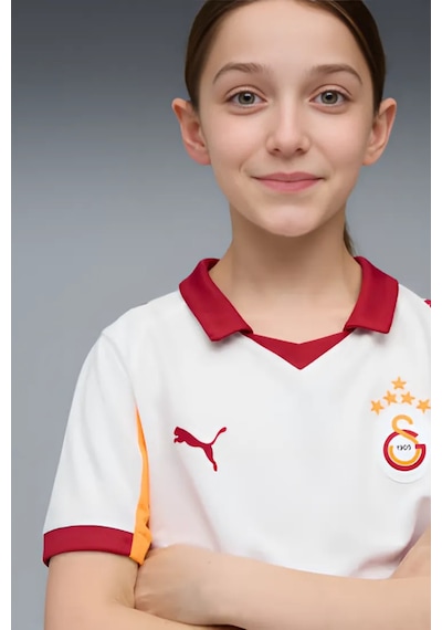 Puma Galatasaray 2025/2026 77981902 Çocuk Deplasman Forması Beyaz
