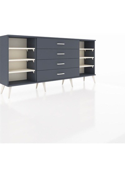 Arges Konsol 6 Raflı 4 Çekmeceli 176x30x83 Antrasit-aytaşı/antrasit Aytaşı/antrasit Arges Konsol 6 Raflı 4 Çekmeceli 176x30x83 Antrasit-aytaşı/antrasit Aytaşı/antrasit