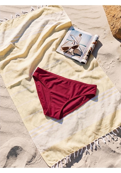 Lcw Dream Fuşya Düz Raşel Kumaş Kadın Bikini Alt
