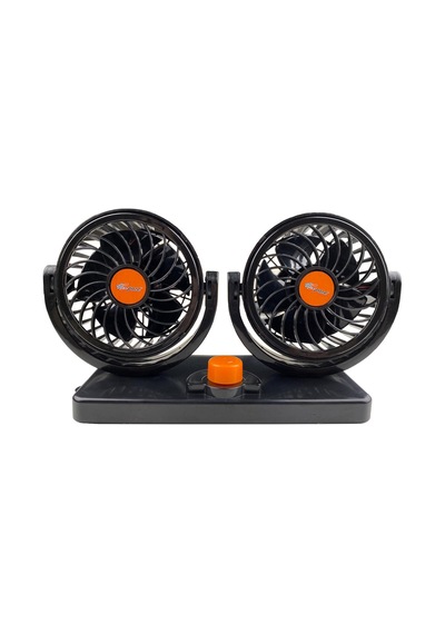 Beyaztuning 12-24 Volt  5Inç Araç Içi Fan Çift Başlıklı Oto Vantilatör