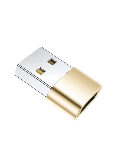 Ally USB to Type-C Dişi Çevirici Adaptör Altın