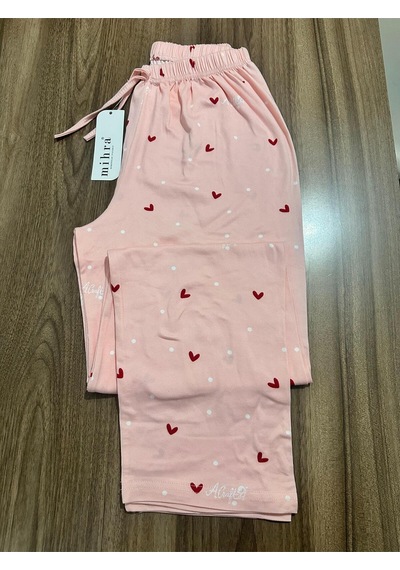 Kadın Soft Alt Pijama Pembe