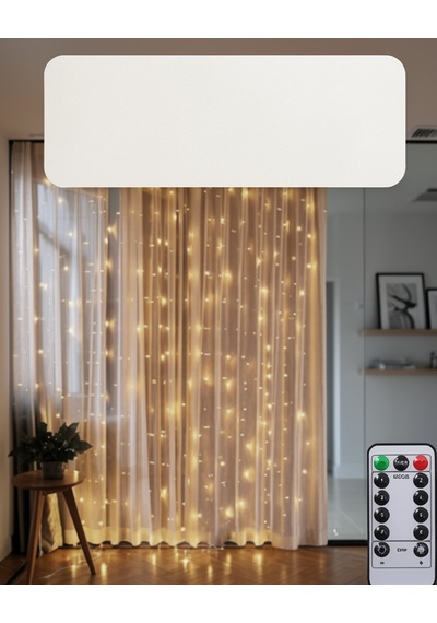 Led Perde Işık 3x3 Metre Uczzz3x3perdeled-3 Çok Renkli