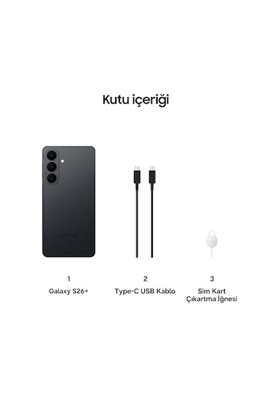 Samsung Galaxy Uyumlu S26+ 12 GB 512 GB ( Samsung Türkiye Garantili)