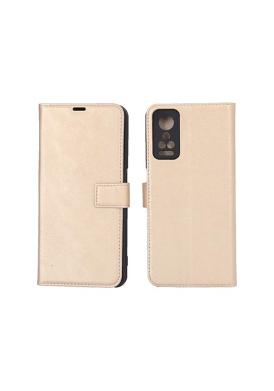 General Mobile Gm 22 Pro Trend S Plus Kapaklı Telefon Kılıf - Gold