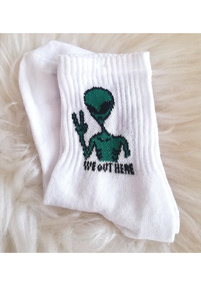 Alien Çorap Beyaz