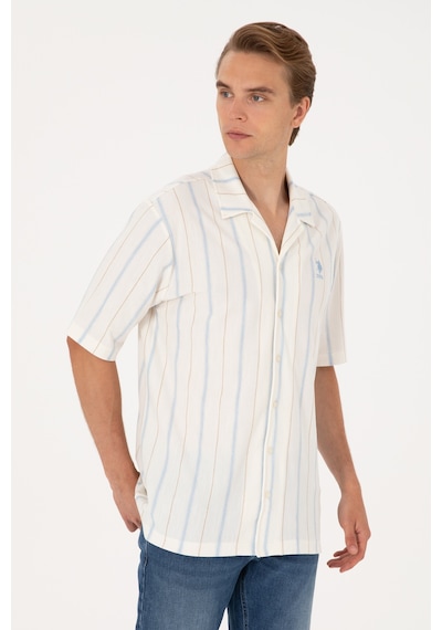 U.s. Polo Assn. Erkek Beyaz Gömlek Örme 50306877-vr013 Beyaz