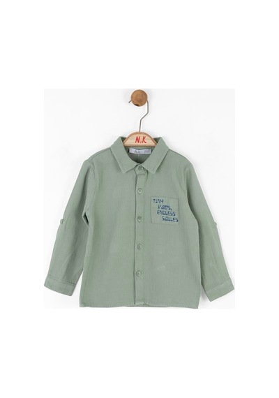 Nk Kids Erkek Bebek Tiny Gömlek 48605 Yeşil
