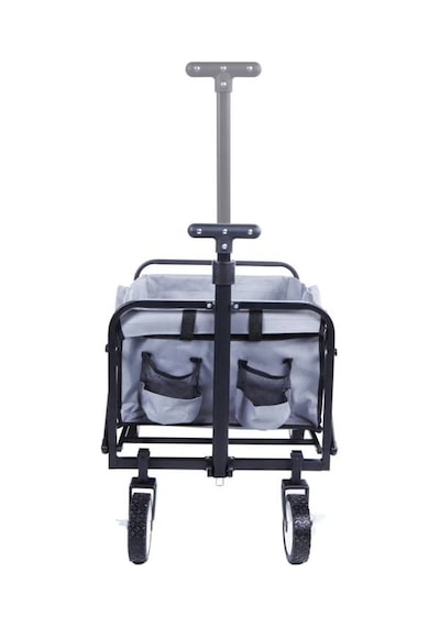 Lex Yw54259 Katlanabilir Tekerlekli Kamp Plaj Taşıma Arabası Gri 75x46x88cm