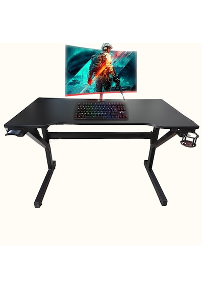 X My Table Led'li Rgb'li Kumandalı Oyuncu Masası 115 x 65 x 76 Siyah