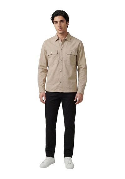 Calvin Klein Lv04re103g Ls Utility Relaxed Erkek Gömlek Krem