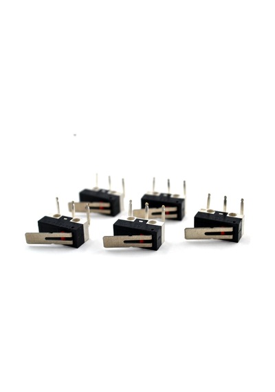 5 Adet Mini Micro Switch Paletli Kw10 Z1p 90 Derece Yan L Pin