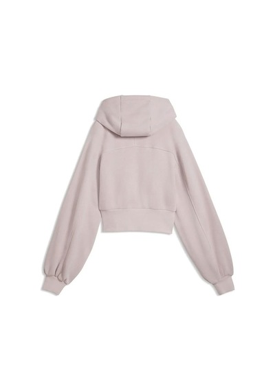 Puma Ess Cropped Hoodie Kadın Sweatshirt 636671-49 Pembe
