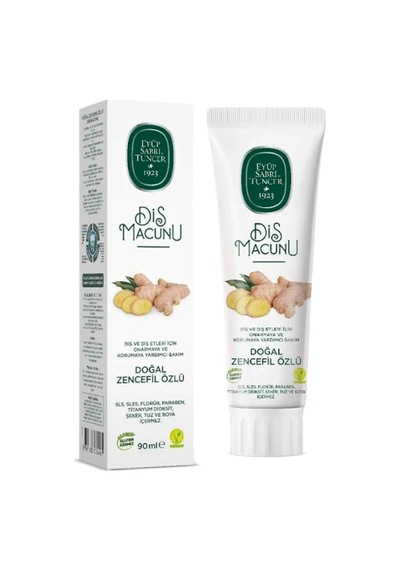 Doğal Zencefil Özlü Diş Macunu, 90ml