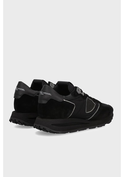 Philippe Model Süet Detaylı Sneaker Ayakkabı Erkek Ayakkabı Tklun001 Siyah