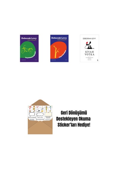 Yaşamanın Bedeli + Gayrimenkul + Siyah Votka + Okuma Sticker'ları