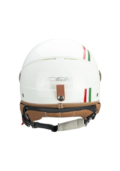 Cgm 191ı Pix Sprint Verde Bianco Rosso Sagomata Açık Kask Beyaz-kırmızı-yeşil