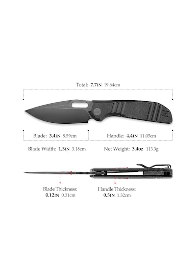 Trivisa Gecko-bm Liner Lock Mikarta Sap 14c28n Çelik Kamp Çakı Jm04-bm-14