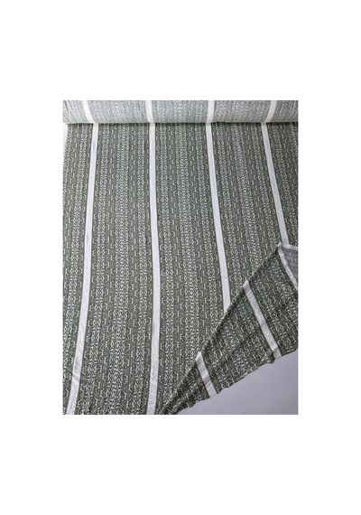 En 150 Cm Pamuklu Organik Dökümlü Keten Kumaş Elbise,kimono, Çocuk Giyim -502 Haki