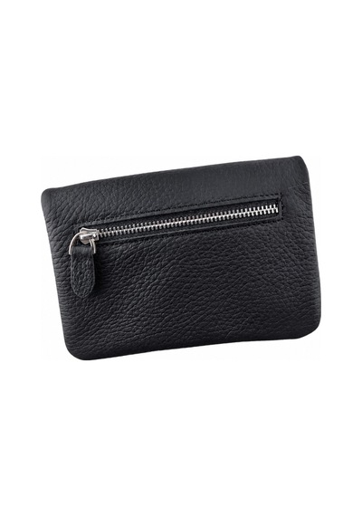 Alphaclub Bag Kadın Çok Bölmeli Kartlıklı Çıtçıt Kapamalı Cüzdan Mat Siyah