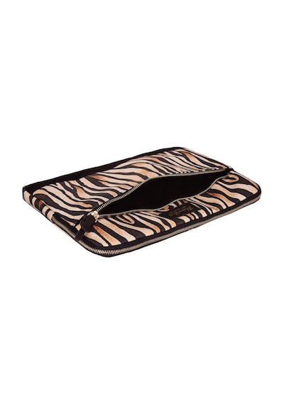Bloominbag Stripy Tricky 13-14 İnç Laptop / Macbook Uyumlu Kılıf Siyah - Kahverengi