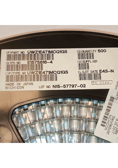 Uwz1e471mcq1gs 470mf 25v 10x10 Smd Kondansatör 34 Adet