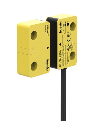 Autonics Mn-ab-020 ,kübik/5mm Kontak-1a1k 4-kablo Manyetik Güvenlik Sivic