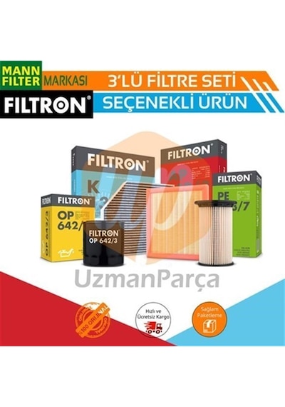 Hyundai İ10 1.1 Benzinli Mann Filtron Filtre Bakım Seti 2008-2012