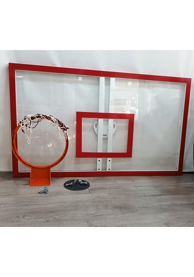 Mia Basketbol Panya Seti 105 180 8 Mm Solid Polikarbon 45 Cm Sabit Çember