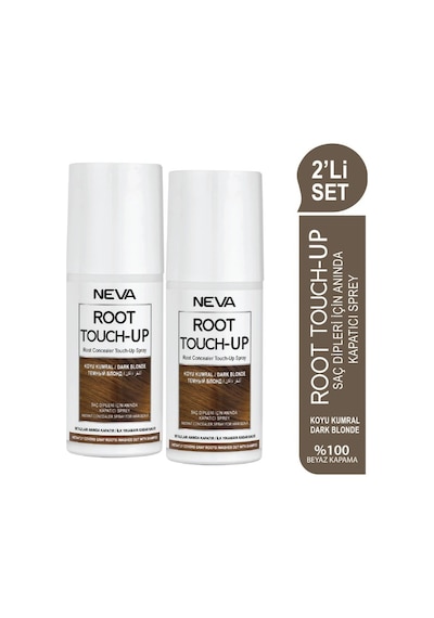 Neva Root Touch-Pp Koyu Kumral Saç Dipleri İçin Anında Kapatıcı Sprey 2 x 75 ML