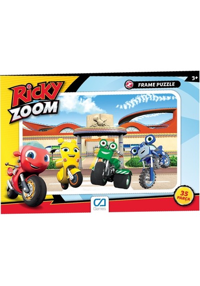 Ricky Zoom 35 Parça Frame Puzzle/Yapboz (Riki Zum)