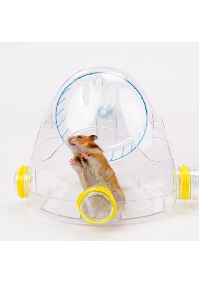 Tr Combi Hamster Kafesi, 2 Kemirgen Kafesi, Küçük Hayvan Kafesi, Hamster Aksesuarı Dahil, 79 X 30 X Y 26 Cm