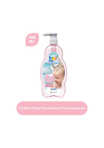4 Adet Uni Baby Şampuan Kolay Tarama 700 Ml