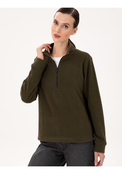 Pierre Cardin Kadın Haki Sweatshirt 50300846-vr027 Haki