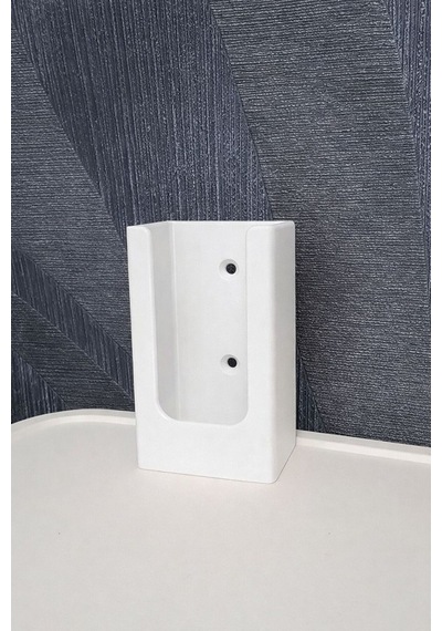 Duvara Monte Kumanda Tutacağı 5,5x3 Cm İç Ölçü -2 Adet-yapışkanlı Tv, Klima Kumandası Aparatı. Beyaz - 815805237 Beyaz