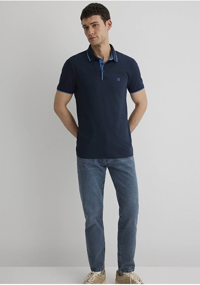 Mavi Gece Mavisi Erkek T-shirt M062373-28417 Gece Mavisi