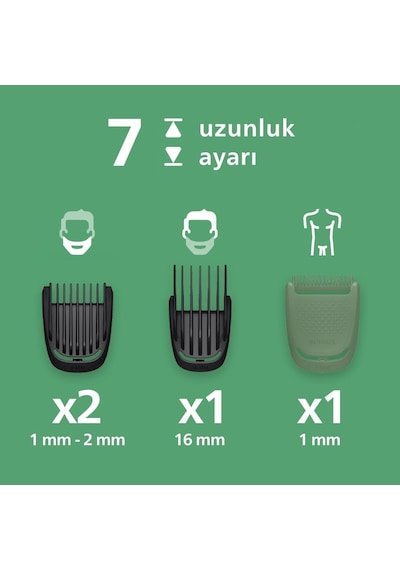Philips All-ın-one Trimmer 5000 Serisi Mg5932/15, 11'ı 1 Arada Erkek Bakım Seti, Yüz Saç Vücut Için