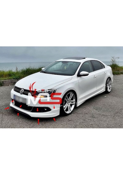 Vw Jetta Mk6 Ön Tampon Eki 2011-2015 Fiberglass Boyasız