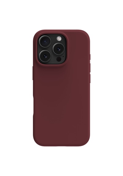 Apple Uyumlu iPhone Buff 16 Pro Max Magsafe Rubber Fit Silikon Kılıf Plum