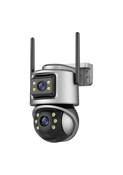 8mp Wifi Ptz Kameralar Dış Mekan 4k Çift Lens Çift Ekran Otomatik
