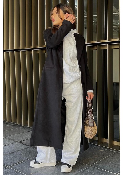 Madmext Gri Wide Leg Basic Eşofman Altı Mg1916-gri Gri