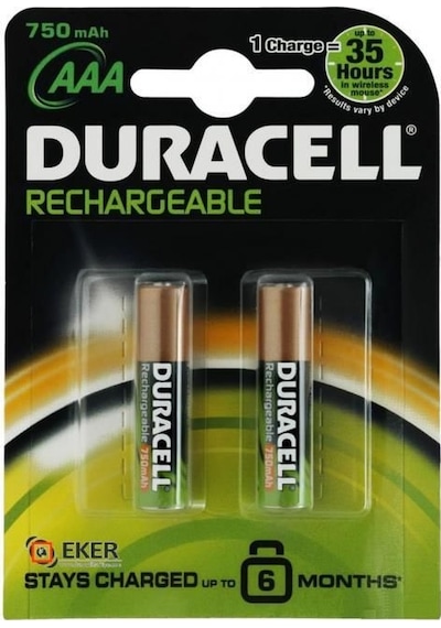 Duracell Ş Arjedilebilir İnce Kalem Pil 2&apos Li Aaa 750 Mah