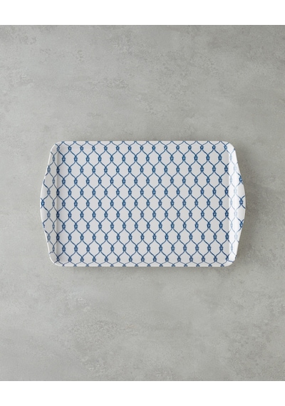 English Home Coaspiral Melamin Tepsi 24x39 Cm Lacivert