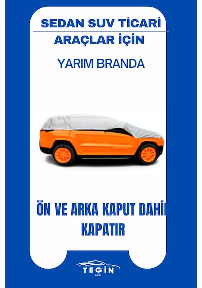 Bmw X1 2009 - 2015 Suv Uyumlu Solarblock Yarım Araba Brandası