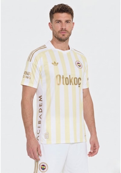 Fenerium Fenerbahçe Lisanslı Sarı-beyaz 26/27 Yetişkin Forma Uv Kutu Saks Mavi - Beyaz