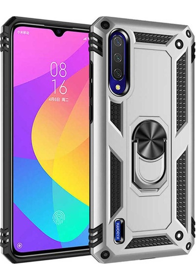 Xiaomi Mi A3 Kılıf Zore Vega Kapak Gold
