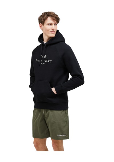 Peak Performance Peak Performance Original Hood Erkek Siyah Sweat 9845
